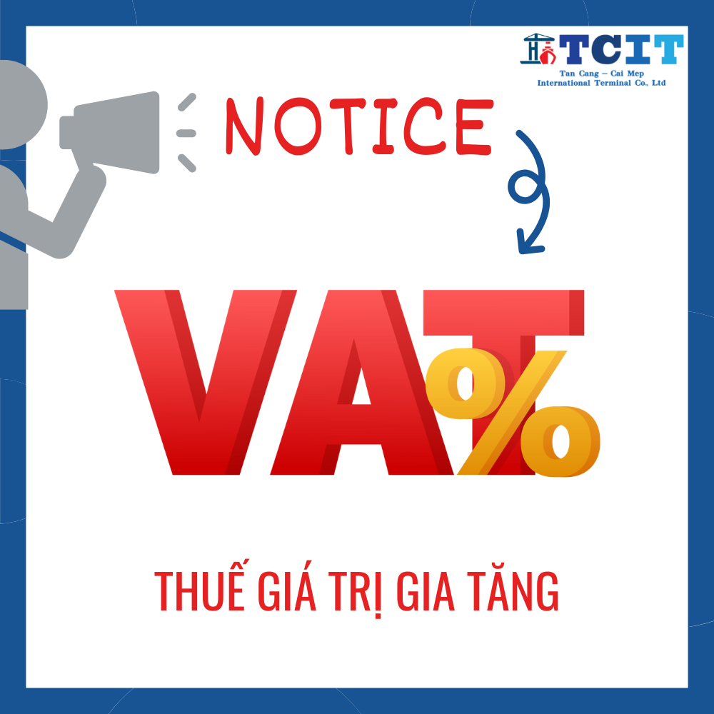 NOTICE OF APPLICATION OF VALUE ADDED TAX 8% FROM JULY 1, 2023