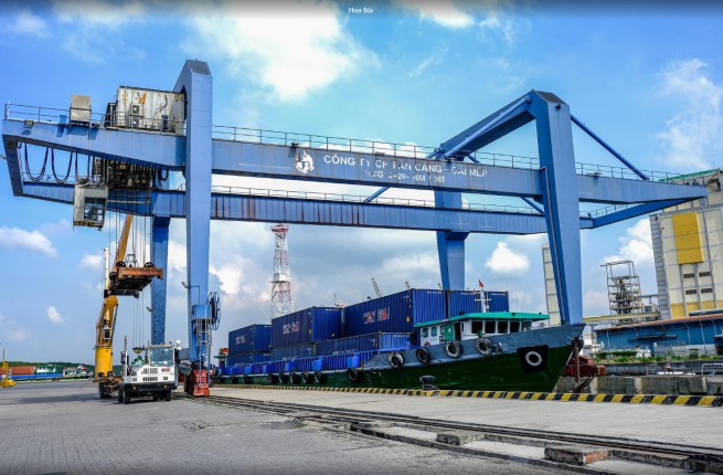 Cẩu sà lan chuyên dụng