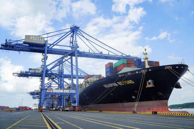 CẢNG QUỐC TẾ TÂN CẢNG – CÁI MÉP (TCIT) CHÀO MỪNG TUYẾN DỊCH VỤ ASIA PACIFIC 1 (AP1)