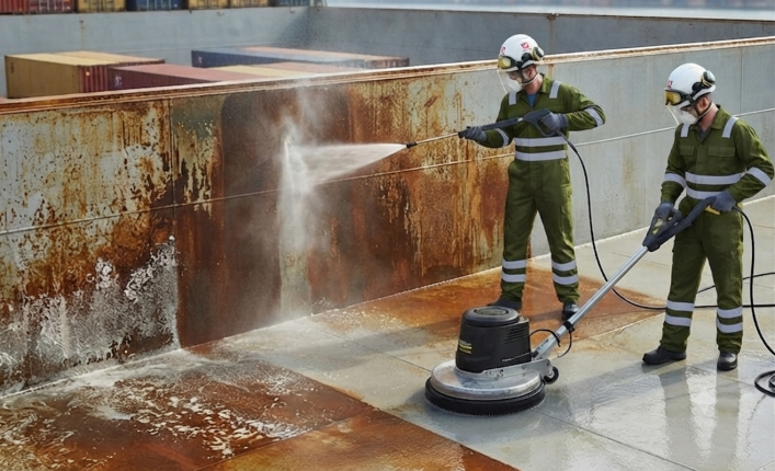 Dịch vụ vệ sinh tàu biển